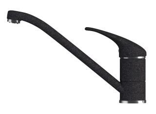 Смеситель для кухни Polygran Низкий чёрный 726323